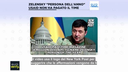 Usaid non ha pagato il Time per nominare Zelensky "Persona dell'anno"