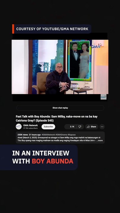 Sam Milby in tears, admits it has been ‘rough’ since split with Catriona Gray