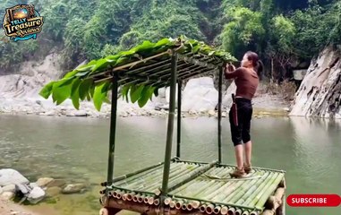 From Sea to Forest: A Girl’s Incredible Survival Journey! 🏕️