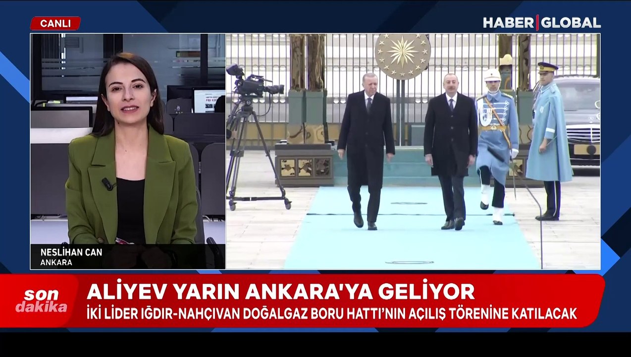 Aliyev, Iğdır-Nahçıvan Doğal Gaz Boru Hattı’nın açılış töreni için Ankara'ya geliyor