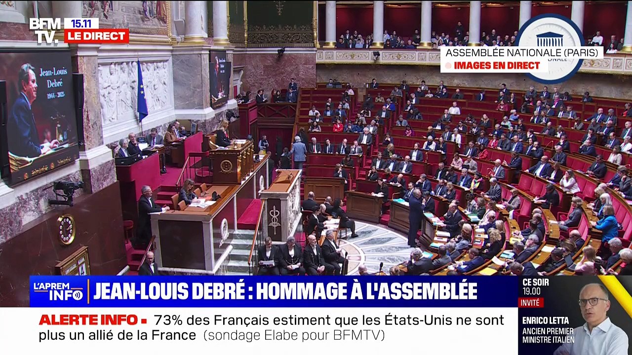 "L'amour de la France et de la République": François Bayrou rend hommage à Jean-Louis Debré