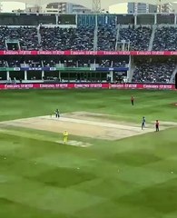 Captain Rohit Sharma hit a straight drive in champion trophy #rohitsharma