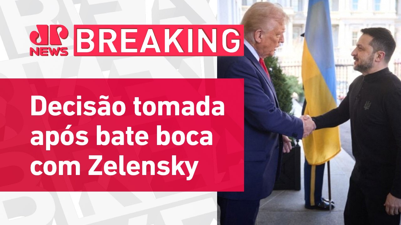 Donald Trump suspende ajuda à Ucrânia | BREAKING NEWS