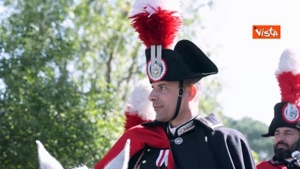 Meloni arriva alla scuola Carabinieri per inaugurazione anno accademico
