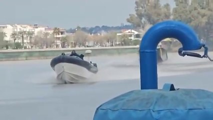 Los 'narcos' llegan hasta Coria del Río en una espectacular persecución de la Guardia Civil a plena luz del día