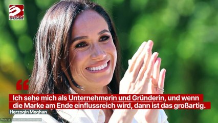 'Sehe mich als Unternehmerin': Herzogin Meghan lehnt Titel 'Influencerin' ab