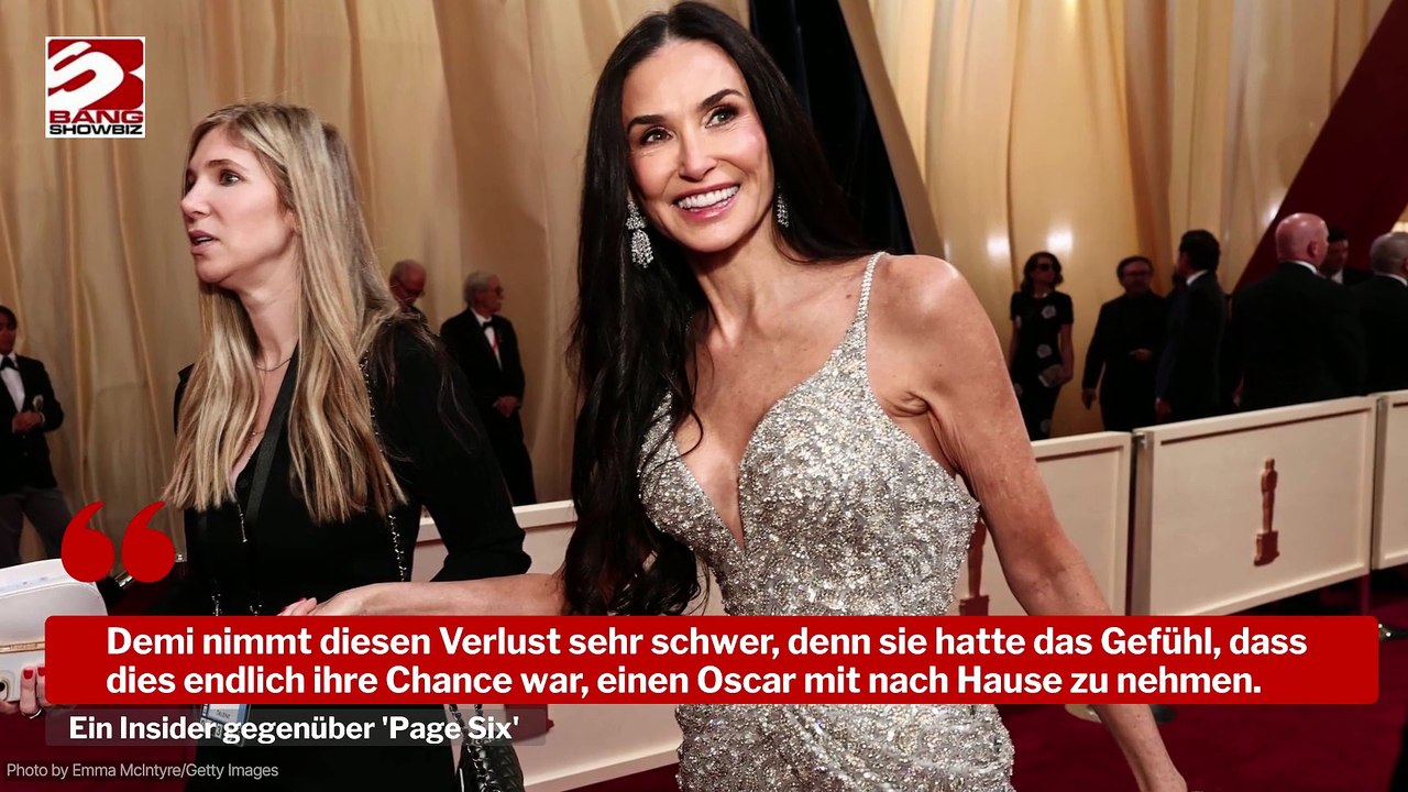 Demi Moore: Oscar-Pech macht ihr zu schaffen