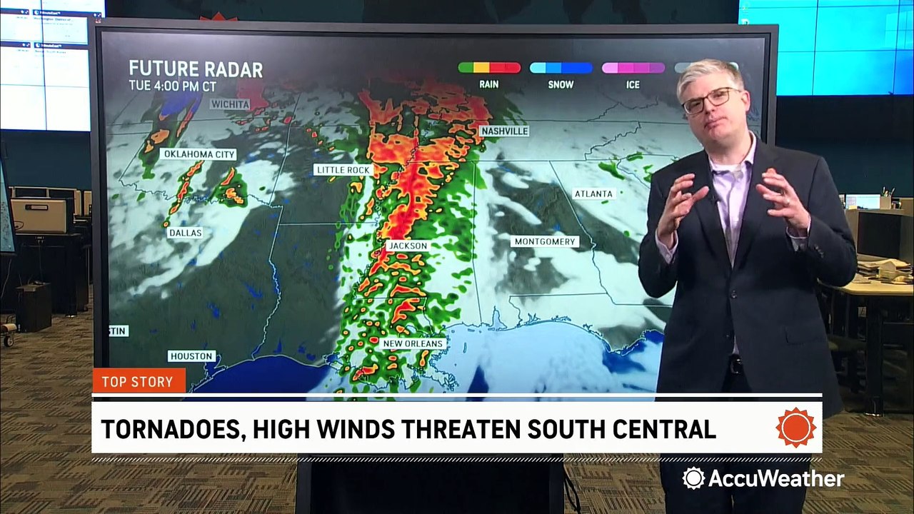 Widespread damaging wind threat in Southern plains