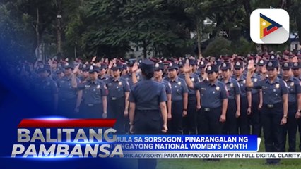 Isang pulis mula sa Sorsogon, pinarangalan ng PRO-Region 5 ngayong National Women's Month