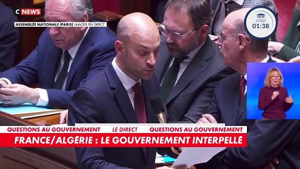Jean-Noël Barrot : «Le gouvernement français souhaite ouvrir une discussion avec l'Algérie»