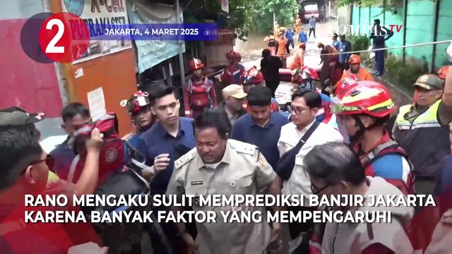 [TOP 3 NEWS] Bekasi Banjir, Rano Karno Kunjungi Korban Banjir Naik Perahu Karet, Dedi Mulyadi Tinjau