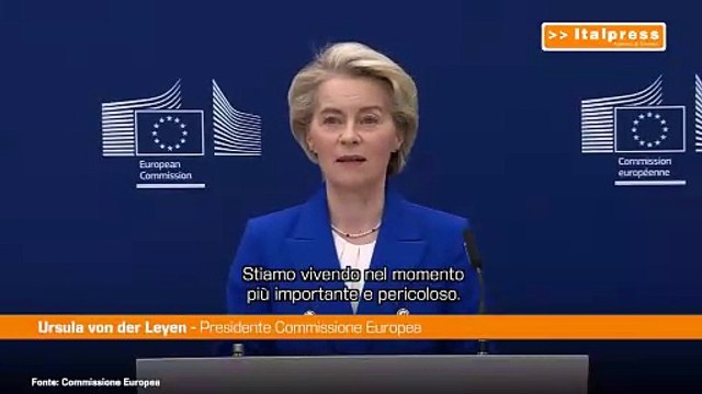 Von der Leyen Riarmare l'Europa per rispondere alle minacce