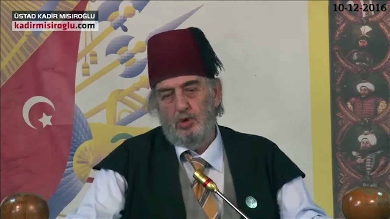 Dünyevi Hırslar Tuzlu Su İçmeye Benzer Üstad Kadir Mısıroğlu