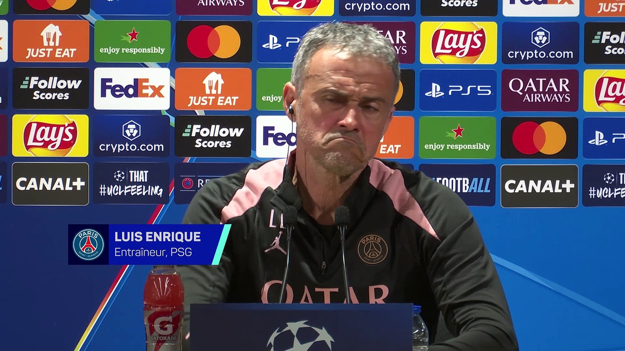 PSG - Luis Enrique : “L'un des meilleurs matches que l'on puisse voir en Europe”
