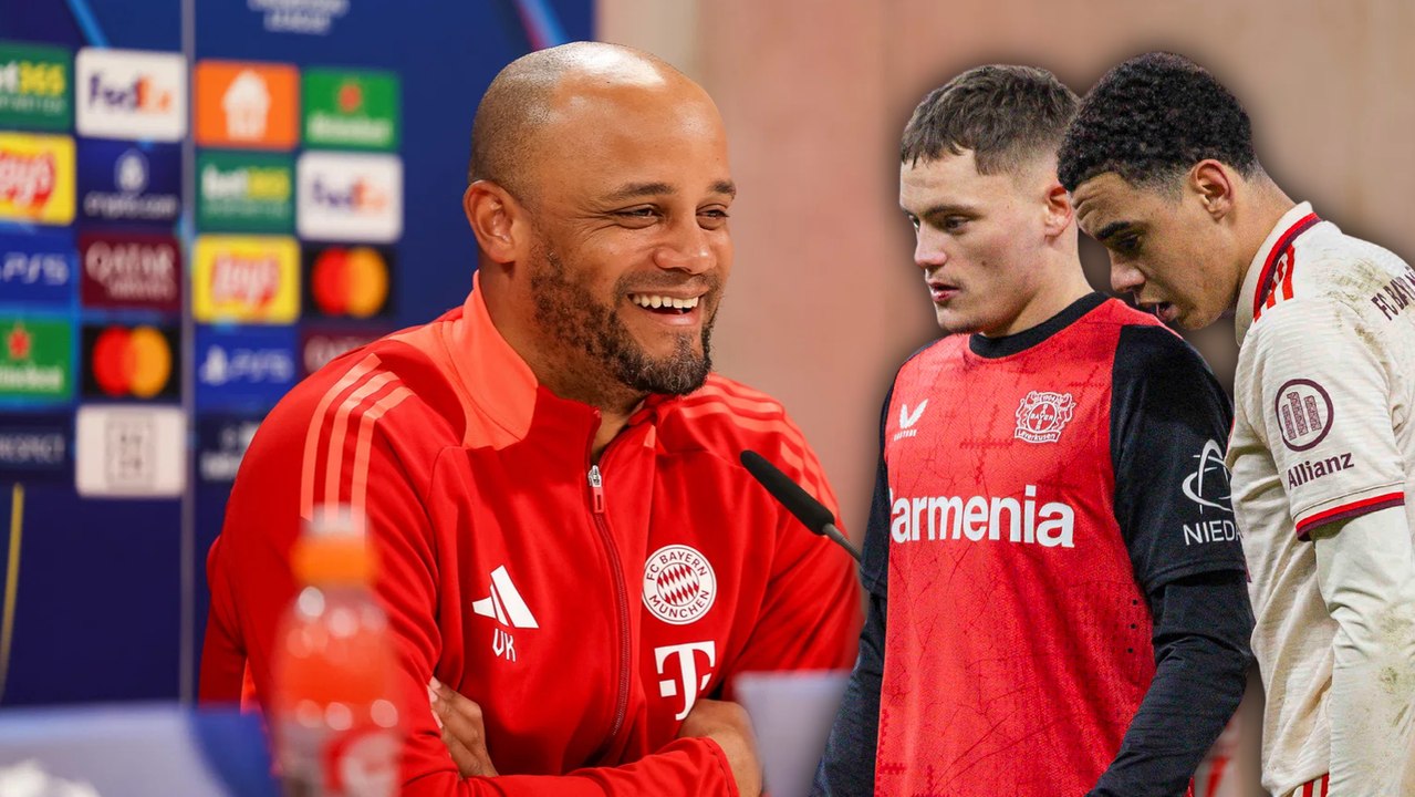 Kompany sorgt für Lacher bei Wirtz-Musiala-Frage