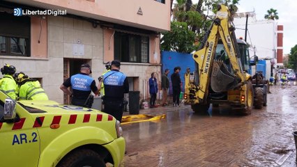 Desbordamiento de barrancos y vehículos arrastrados por la corriente en Telde tras la DANA