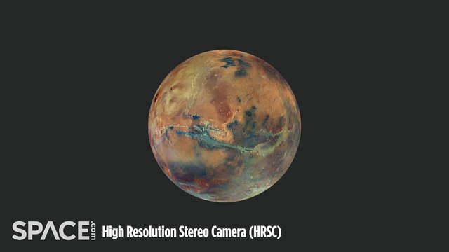 Mars In Near Real-Time - Stunning Time-Lapse And Color Pic Marks European Probe's 20th Anniversary
