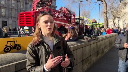 ‘Farmers work until the day they die!’: Farmers Pancake Day rally in London
