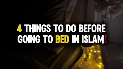 4 things to do before going to sleep