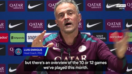 Luis Enrique sobre la preparación contra el Liverpool