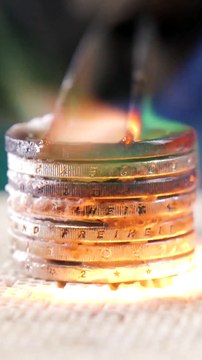 Coin magic! Transforming spare change into stunning accessories!