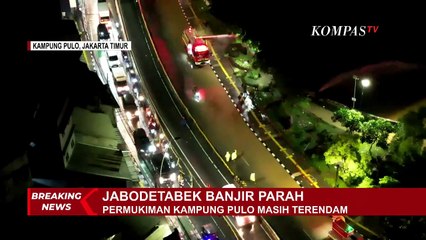 Kampung Pulo  Jatinegara Terendam Banjir, 5 Pompa Air Dikerahkan
