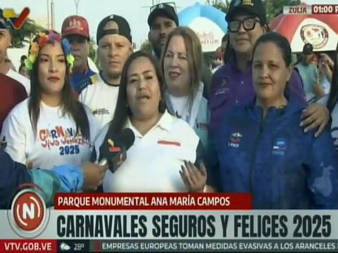 Zulianos gozan de actividades recreativas contempladas en el Festival Viva Venezuela Carnavales 2025