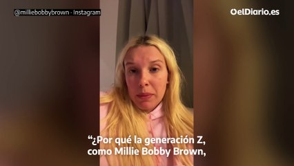 Millie Bobby Brown critican a los periodistas que critican su imagen