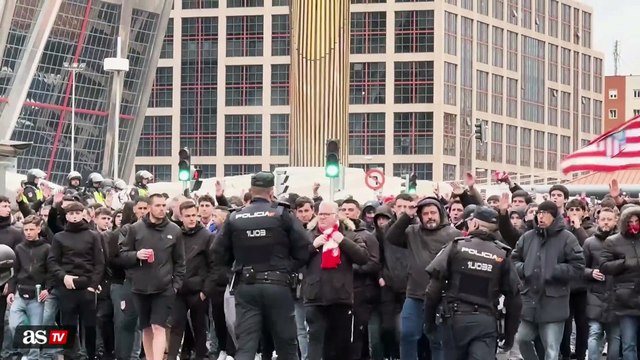 Los ULTRAS del ATLÉTICO comienzan a ir al BERNABÉU | REAL MADRID vs ATLÉTICO de MADRID