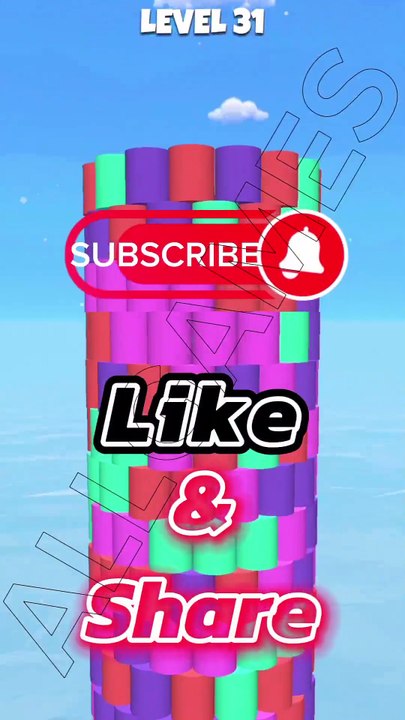 Tower Color LVL 31 Gameplay FUN GAME #shorts #TowerColor #fungames #viralvideo