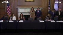 Melania Trump  torna in scena, al Capitol contro revenge porn