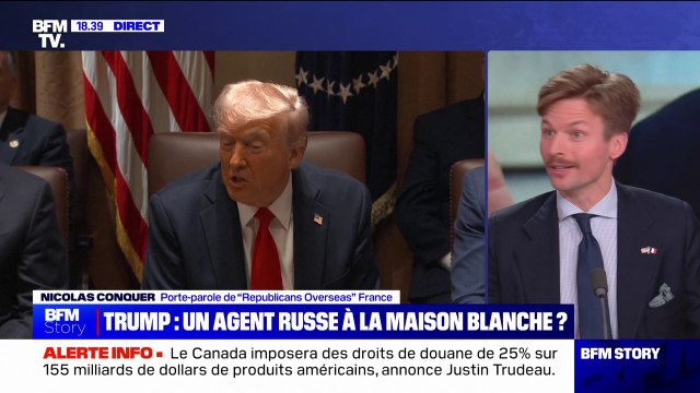 Donald Trump, agent russe à la Maison Blanche? C'est une aberration sans nom et sans source , juge Nicolas Conquer (Republicans Overseas)