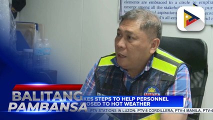 MMDA takes steps to help personnel exposed to hot weather; MMDA issues reminder to the public