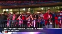 Así vivió la afición de Atlético de Madrid la remontada de Real Madrid en 2024