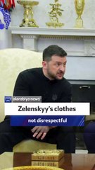 Ex-UK Defense Minister: Zelenskyy’s clothes not disrespectful
