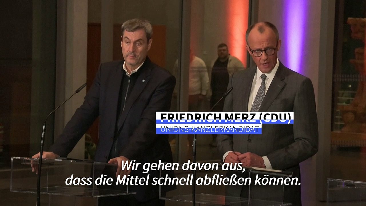 Ukraine: Merz für Milliarden-Soforthilfen