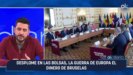 Desplome en las bolsas, la guerra de Europa el dinero de Bruselas