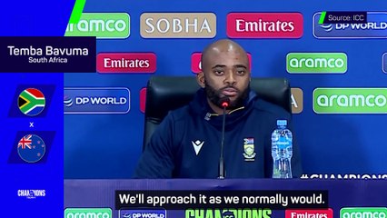 'It's just another game" - Bavuma