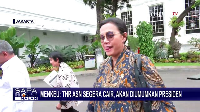 Menkeu Sri Mulyani Ungkap THR ASN Segera Cair, Akan Diumumkan Presiden Prabowo