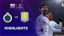 Club Brugge vs. Aston Villa - Game Highlights