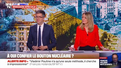 François Hollande, au sujet de Vladimir Poutine: "Si vous lui laissez le moindre espace, il le prend"