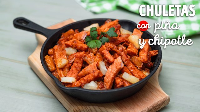 Las MEJORES y más Deliciosas CHULETAS AHUMADAS con Piña y Chipotle: Receta Fácil y Sabrosa