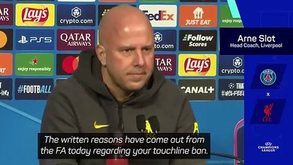 Slot responds to FA charges and Michael Oliver