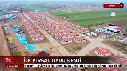 Bakan Kurum: Türkiye'nin ilk 'kırsal uydu kenti' deprem bölgesinde inşa edildi