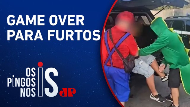 Policiais de SP fantasiados de Mario Bros prendem ladrão