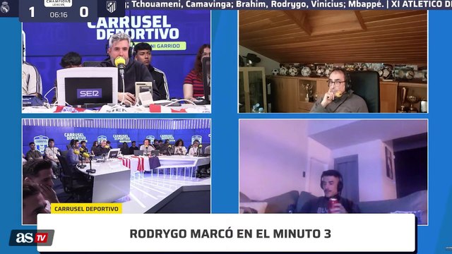 Resumen y goles del Real Madrid 2 - Atleti 1: todo por decidir en la vuelta | Narración Carrusel