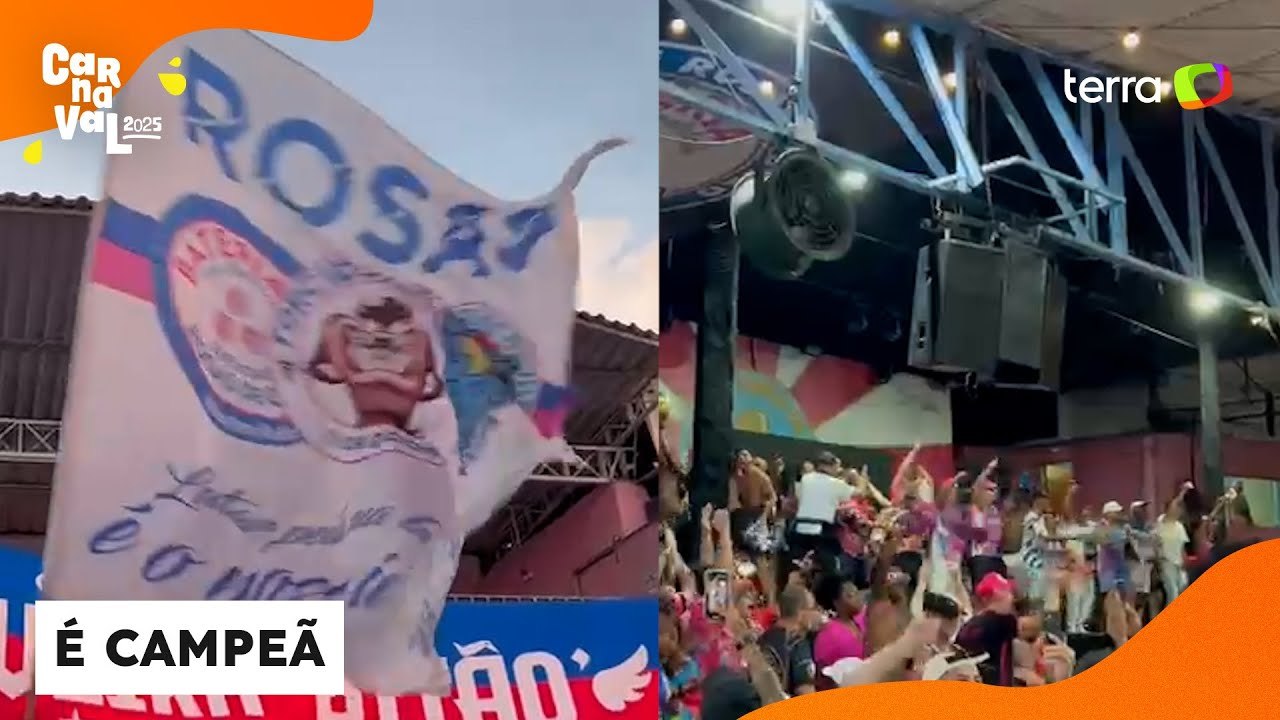 A festa do título da Rosas de Ouro