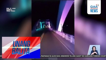 DPWH – Posibleng overloading ang dahilan ng pagguho ng bahagi ng Cabagan-Sta. Maria Bridge | Unang Balita