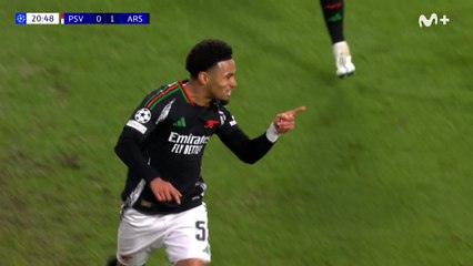 Gol de Nwaneri (0-2) en el PSV 1-7 Arsenal