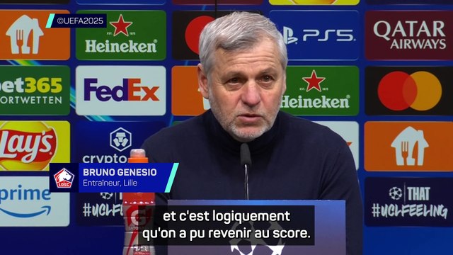 Lille - Genesio : On a presque des regrets